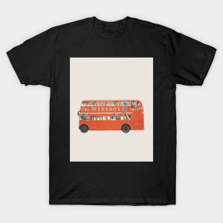 London travel bus tour Animal adventures T-Shirt